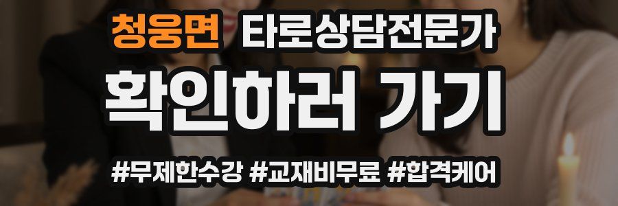 청웅면 타로상담전문가 자격증
