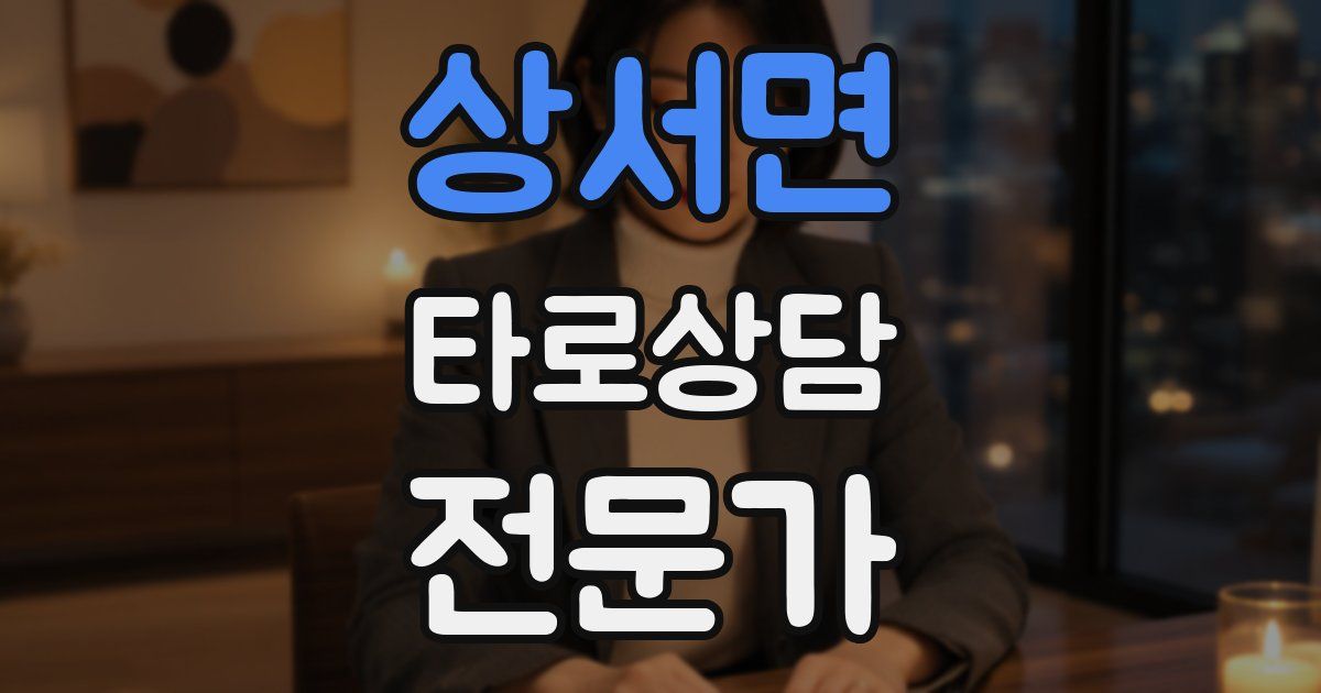 상서면 타로상담전문가 자격증
