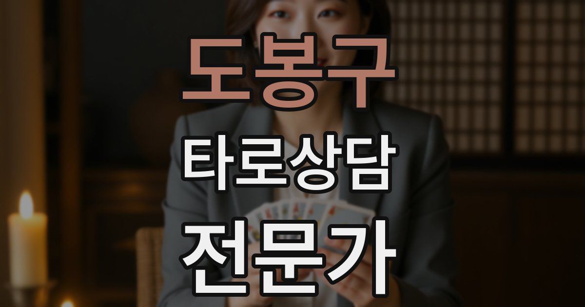 도봉구 타로상담전문가 자격증