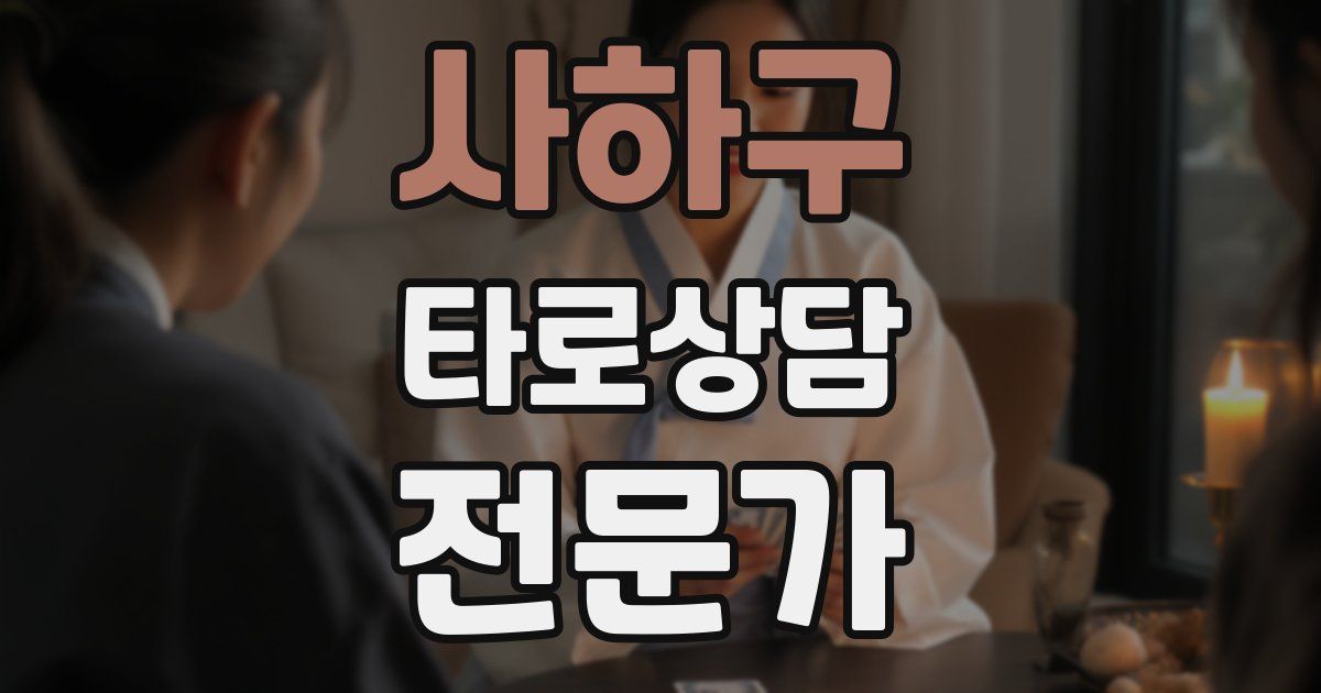 사하구 타로상담전문가 자격증