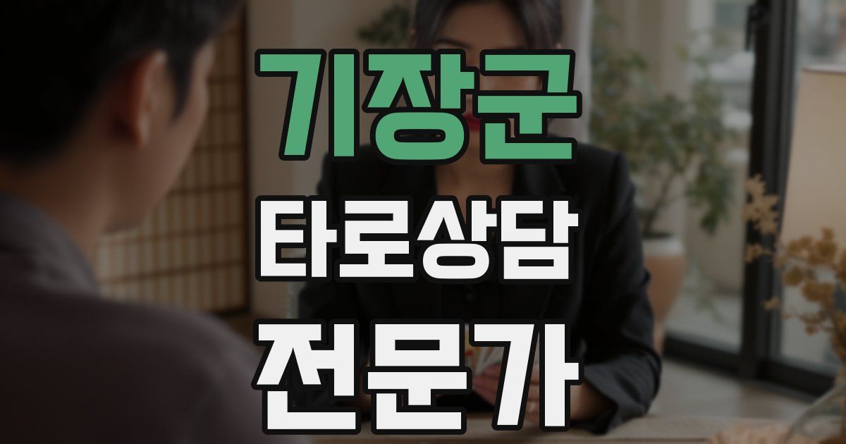 기장군 타로상담전문가 자격증
