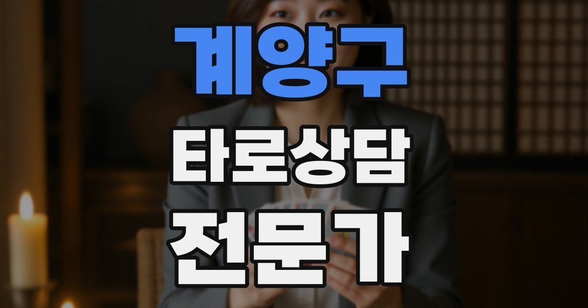 계양구 타로상담전문가 자격증