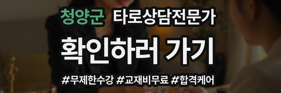 청양군 타로상담전문가 자격증