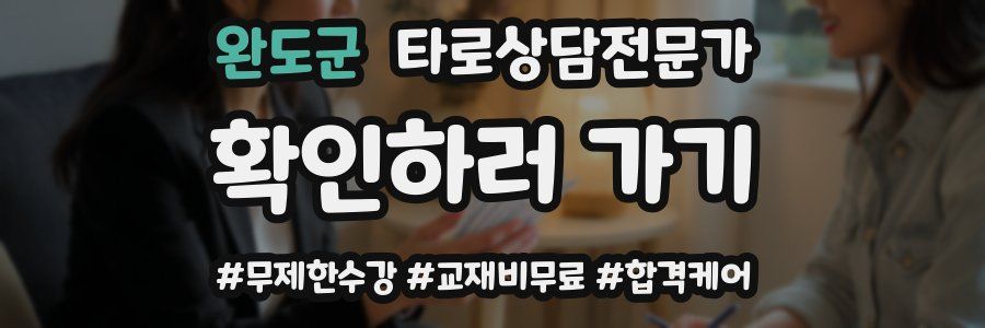 완도군 타로상담전문가 자격증