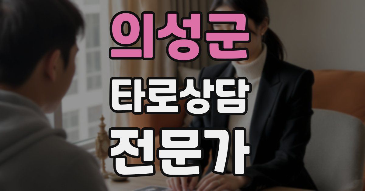 의성군 타로상담전문가 자격증
