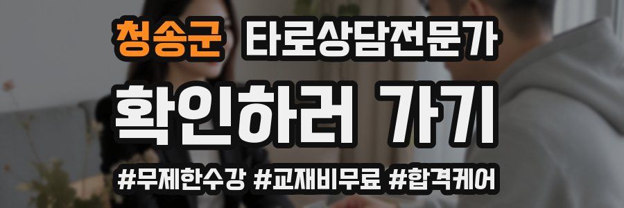 청송군 타로상담전문가 자격증