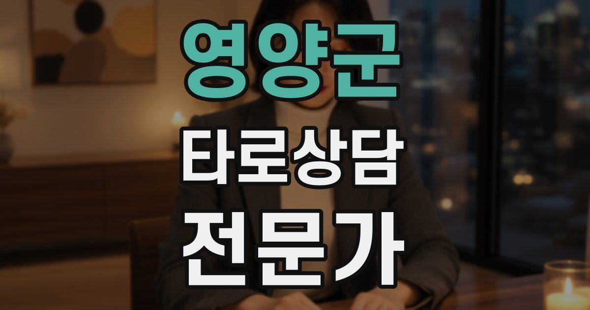 영양군 타로상담전문가 자격증