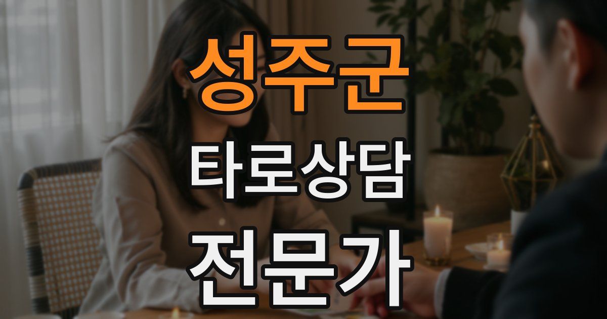 성주군 타로상담전문가 자격증