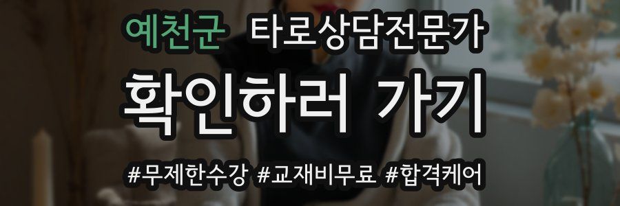 예천군 타로상담전문가 자격증