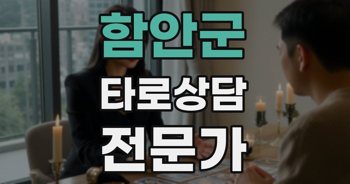 함안군 타로상담전문가 자격증
