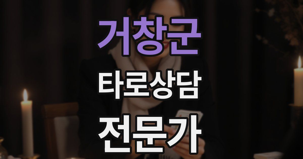 거창군 타로상담전문가 자격증