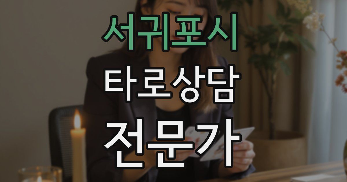 서귀포시 타로상담전문가 자격증
