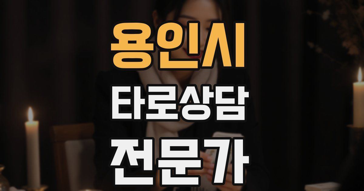용인시 타로상담전문가 자격증