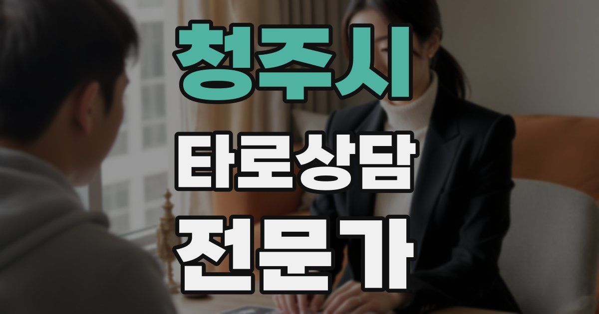 청주시 타로상담전문가 자격증