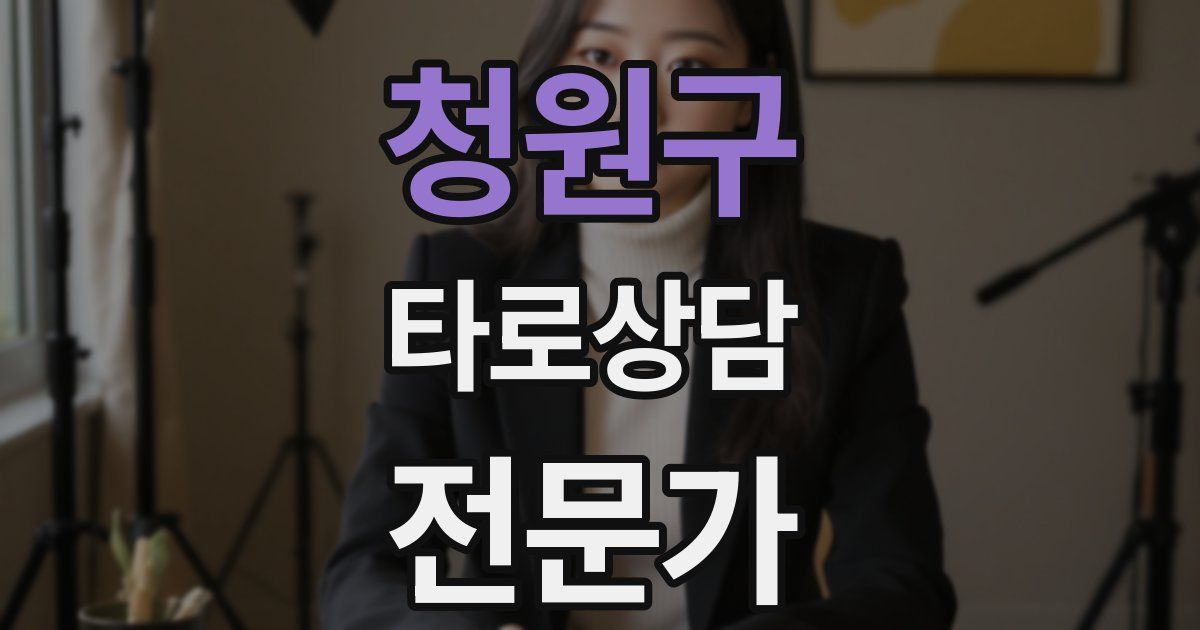 청원구 타로상담전문가 자격증