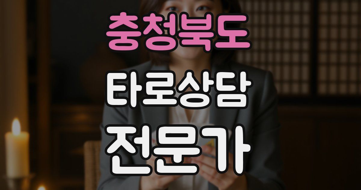 충청북도 타로상담전문가 자격증