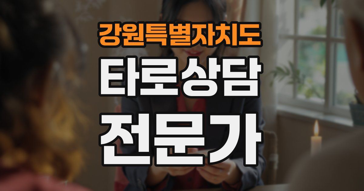 강원특별자치도 타로상담전문가 자격증