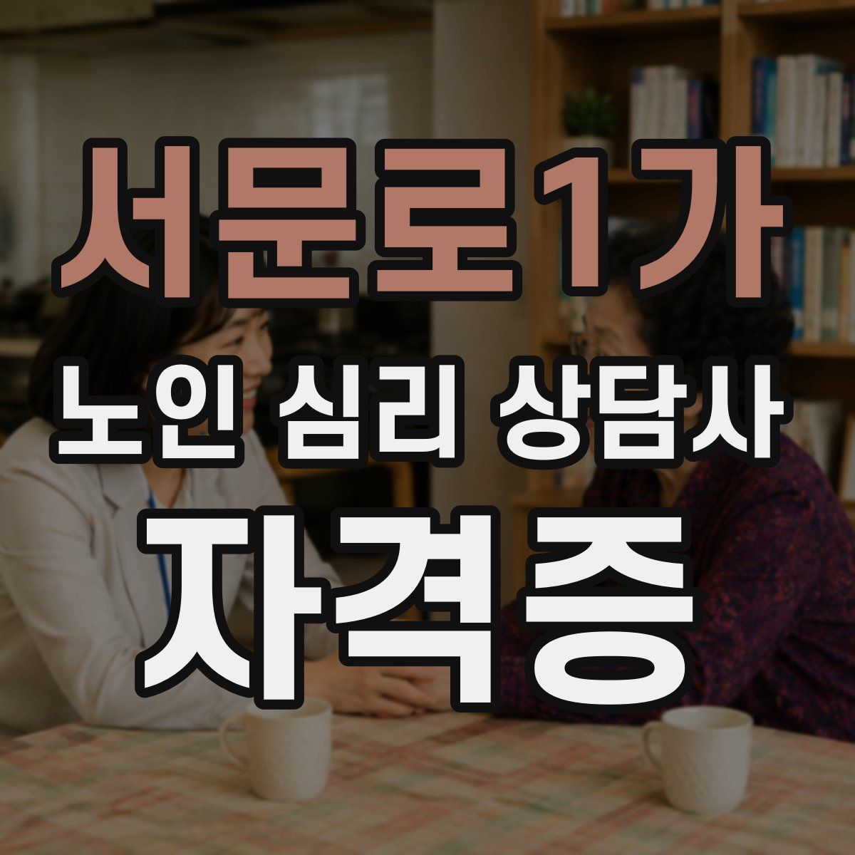 서문로1가 노인 심리 상담사 자격증