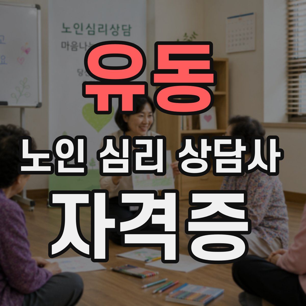 유동 노인 심리 상담사 자격증