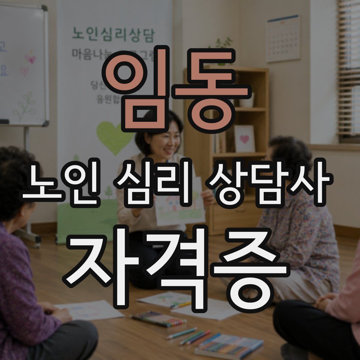 임동 노인 심리 상담사 자격증