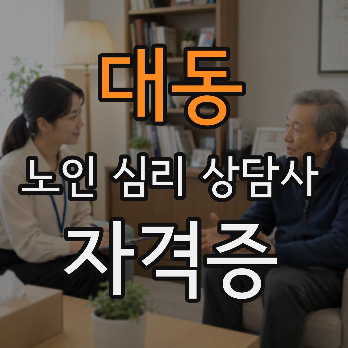 대동 노인 심리 상담사 자격증