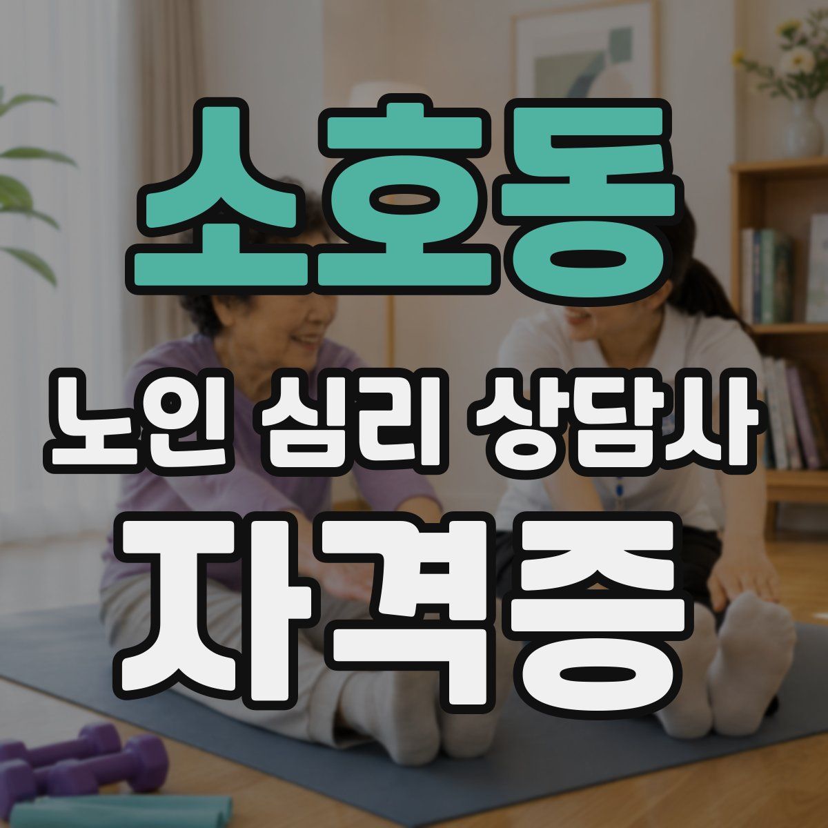 소호동 노인 심리 상담사 자격증