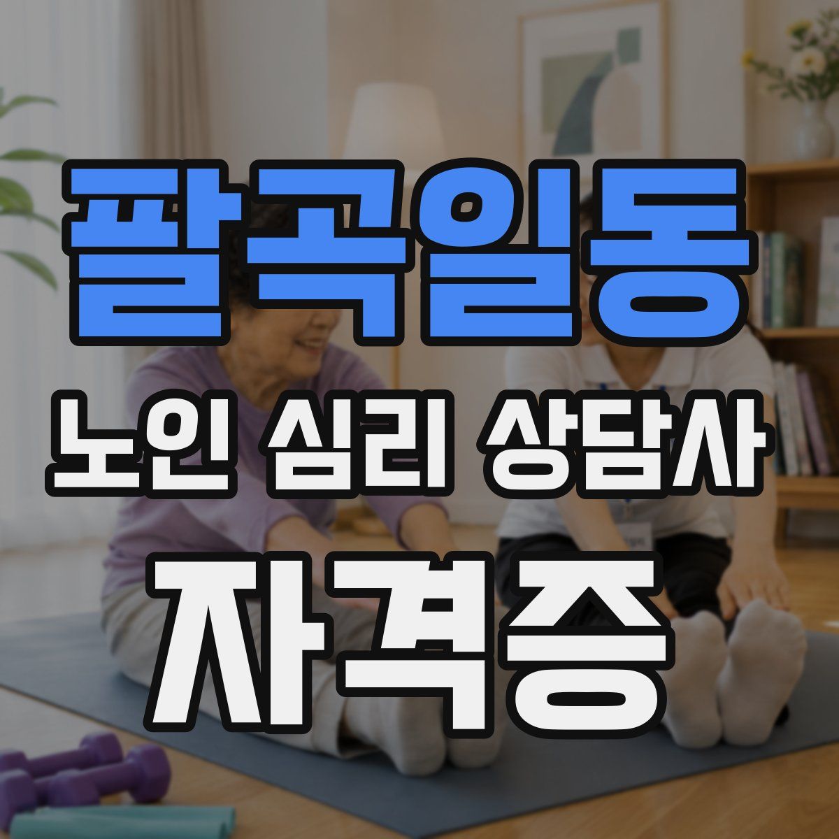 팔곡일동 노인 심리 상담사 자격증