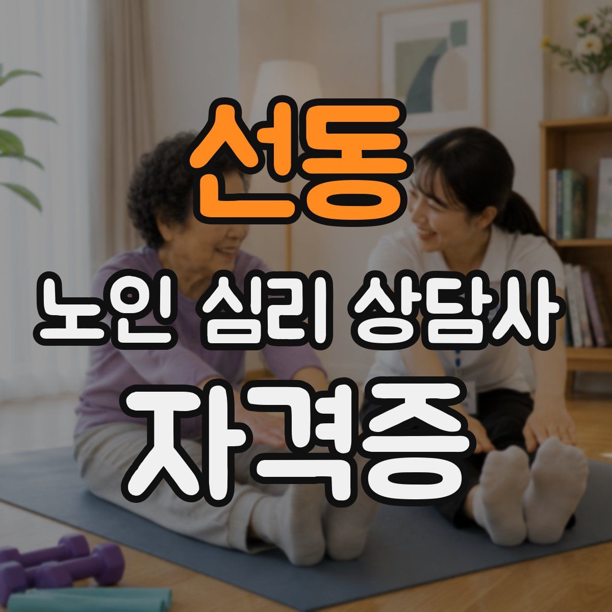 선동 노인 심리 상담사 자격증
