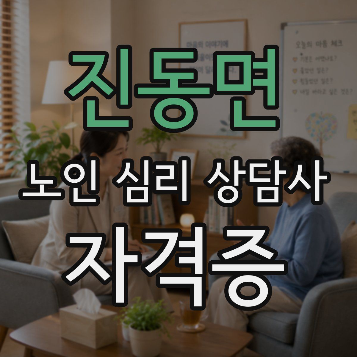 진동면 노인 심리 상담사 자격증