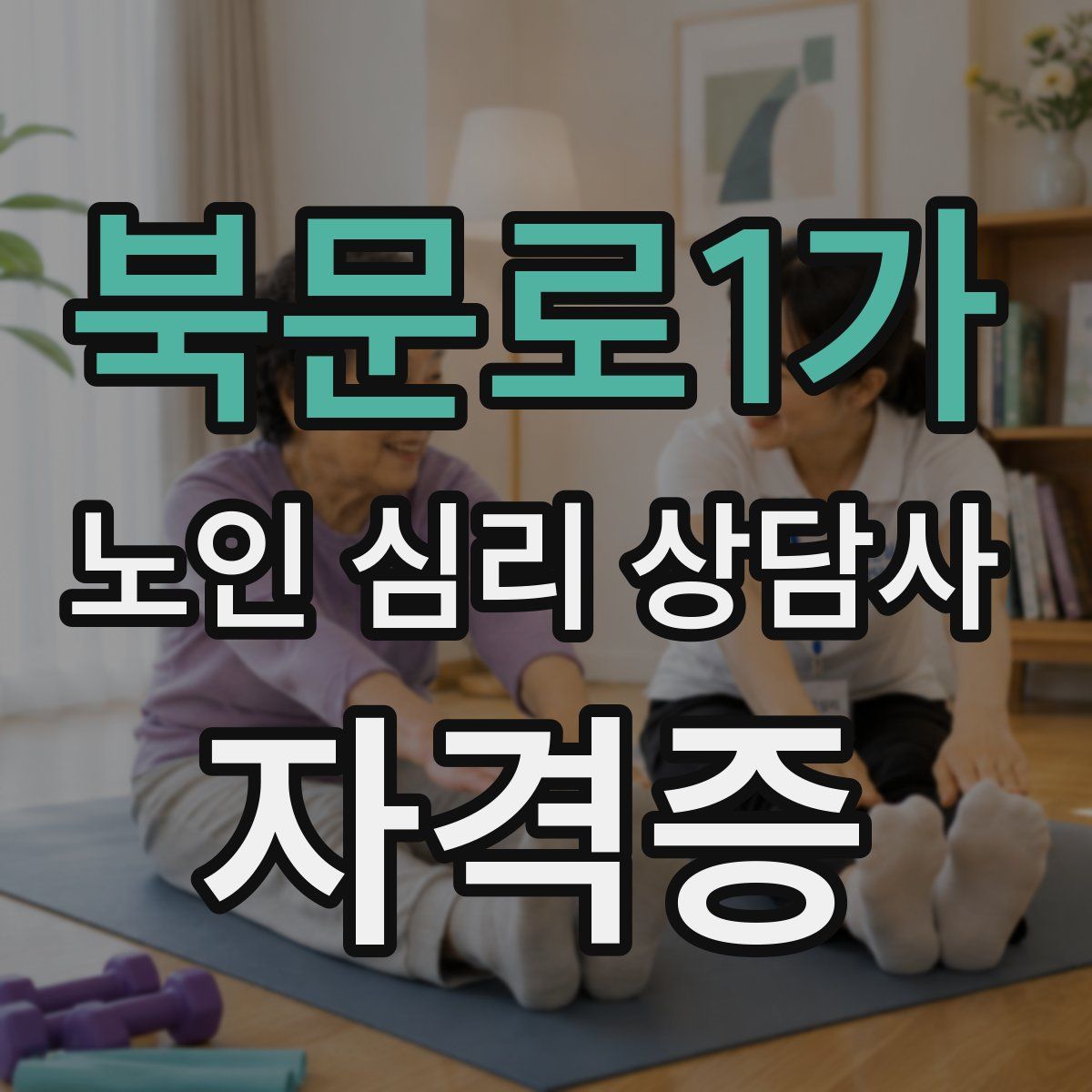 북문로1가 노인 심리 상담사 자격증