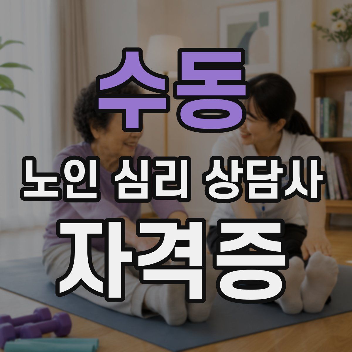 수동 노인 심리 상담사 자격증