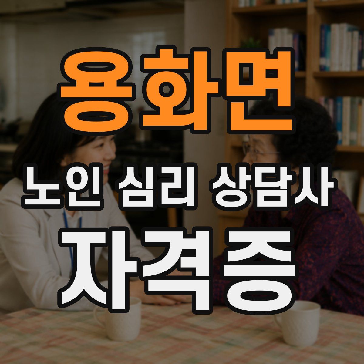 용화면 노인 심리 상담사 자격증