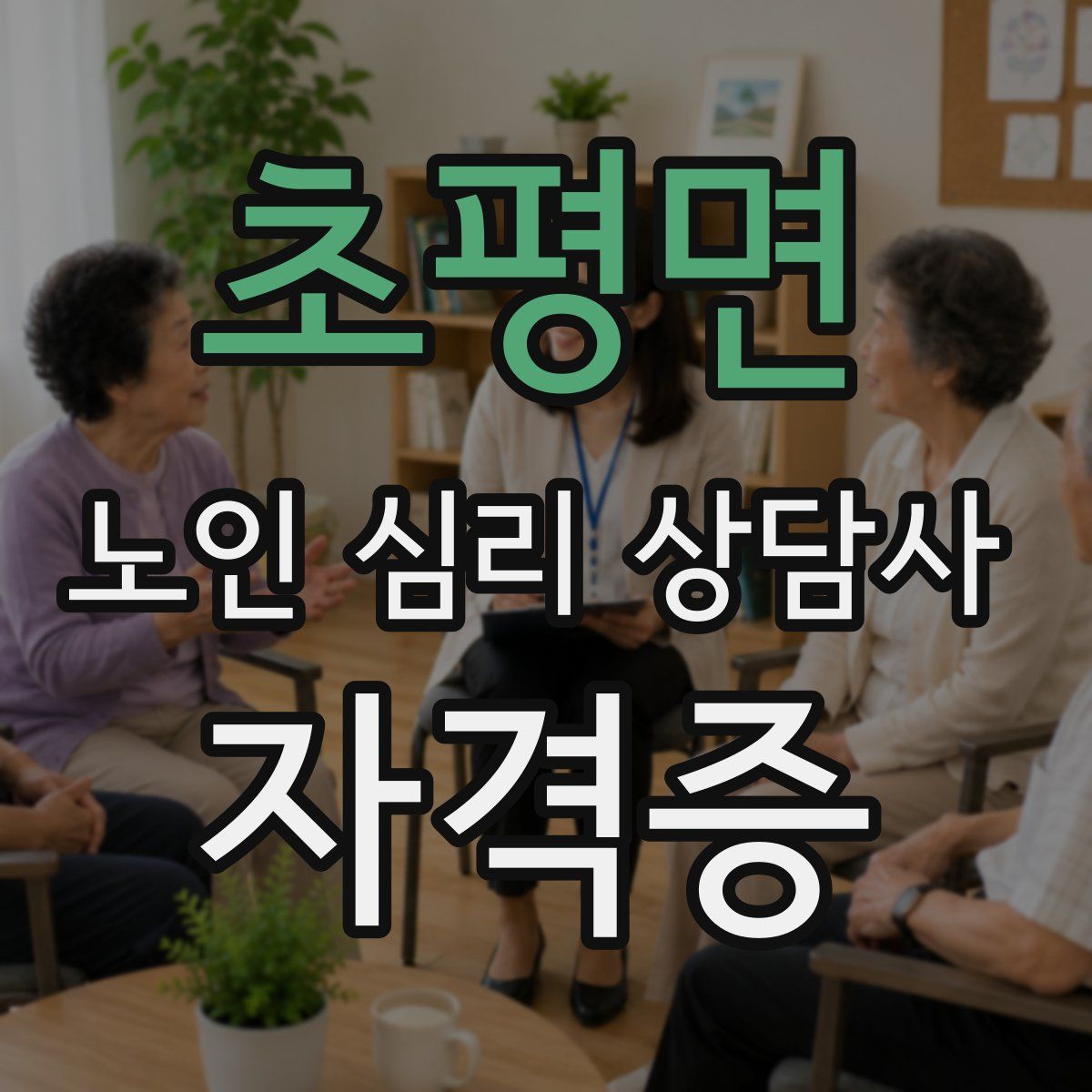 초평면 노인 심리 상담사 자격증
