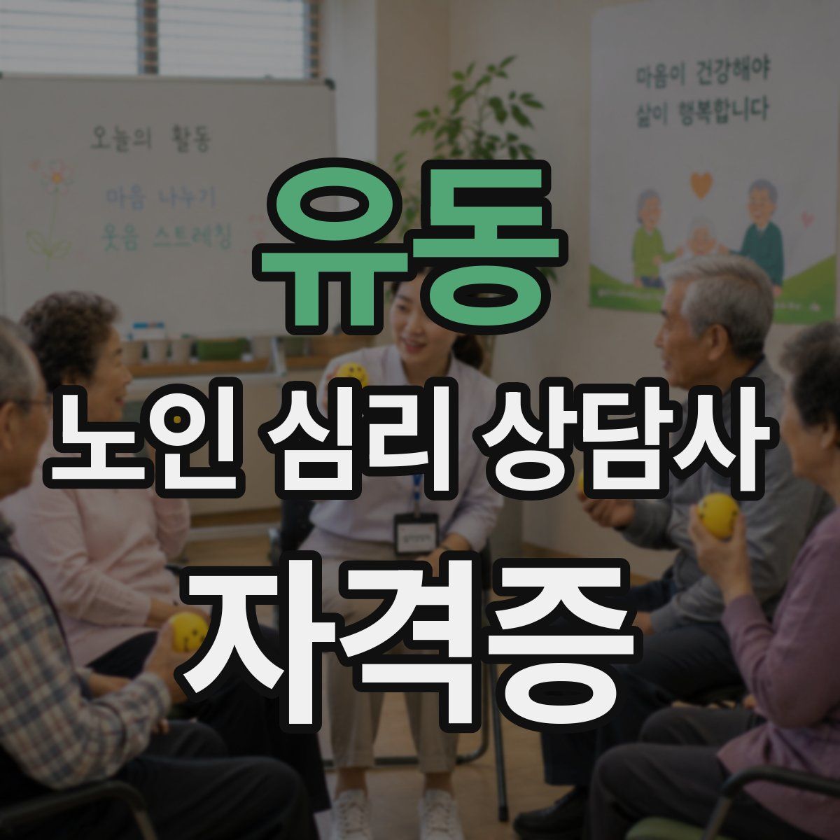 유동 노인 심리 상담사 자격증