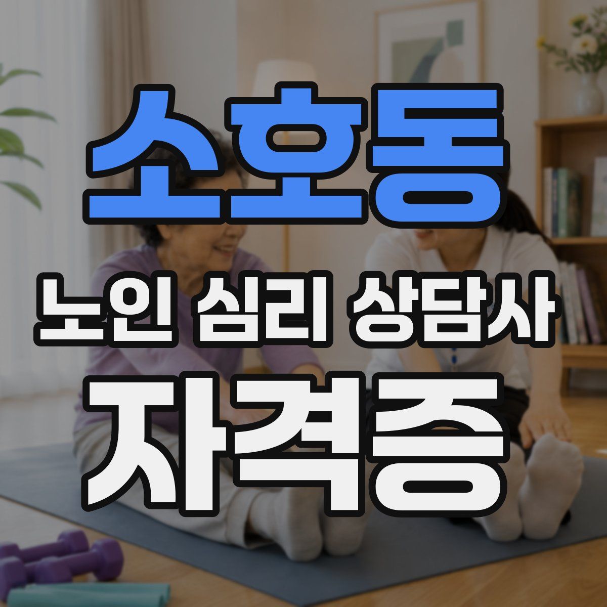 소호동 노인 심리 상담사 자격증