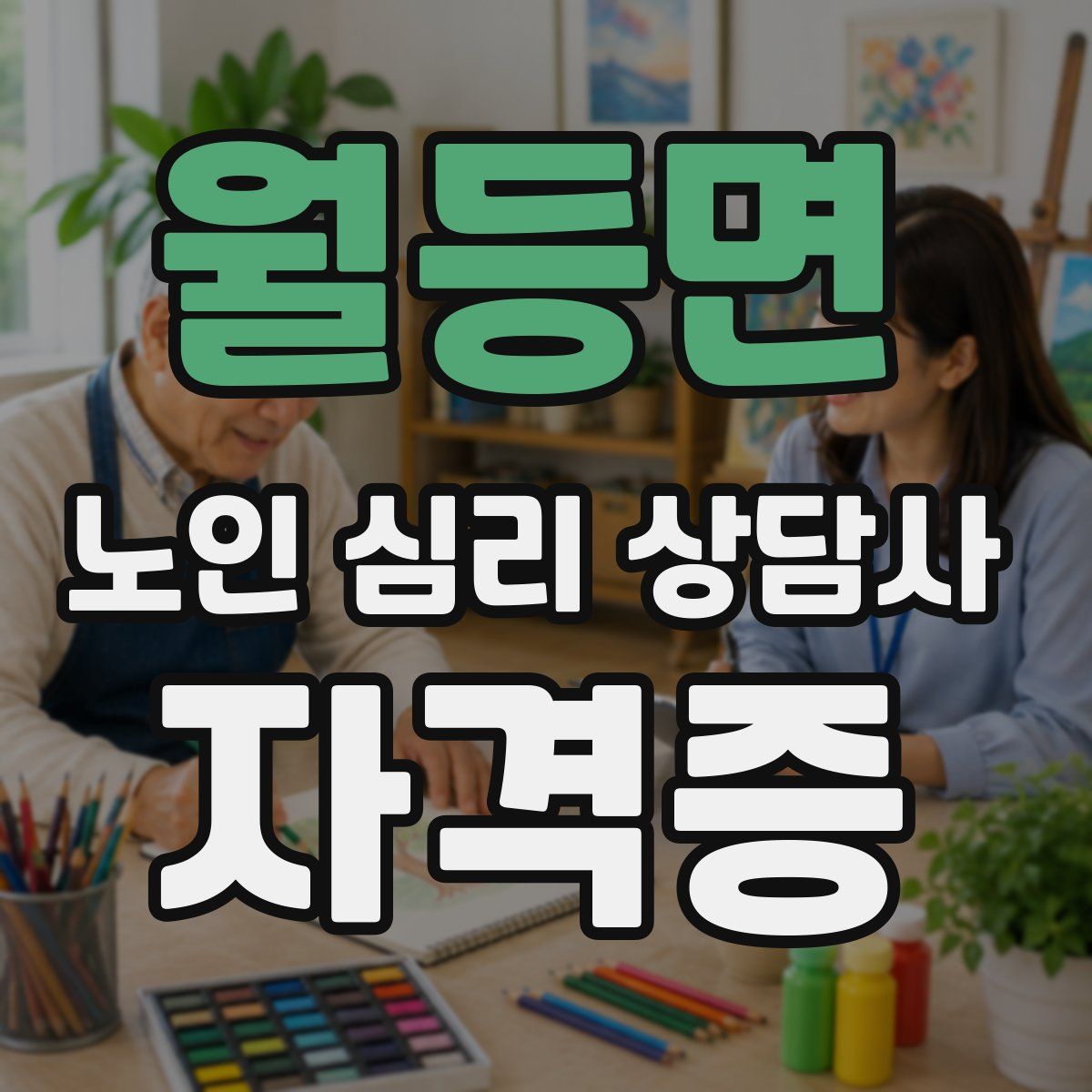 월등면 노인 심리 상담사 자격증