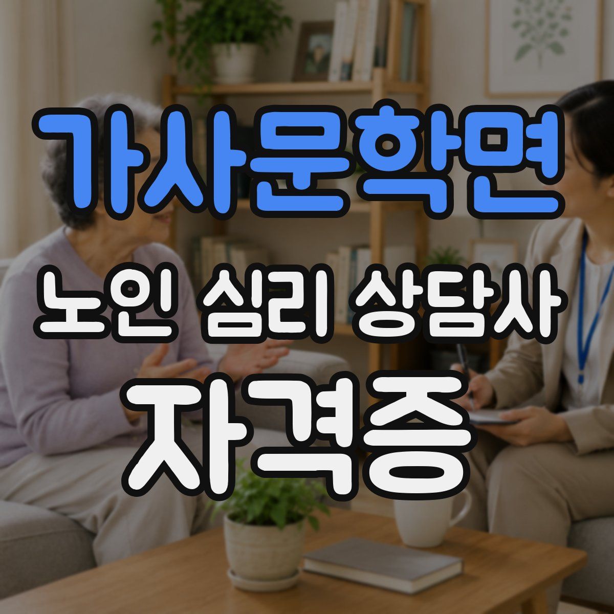 가사문학면 노인 심리 상담사 자격증