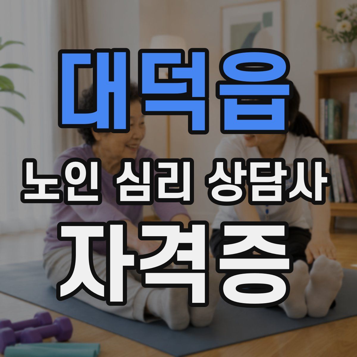 대덕읍 노인 심리 상담사 자격증