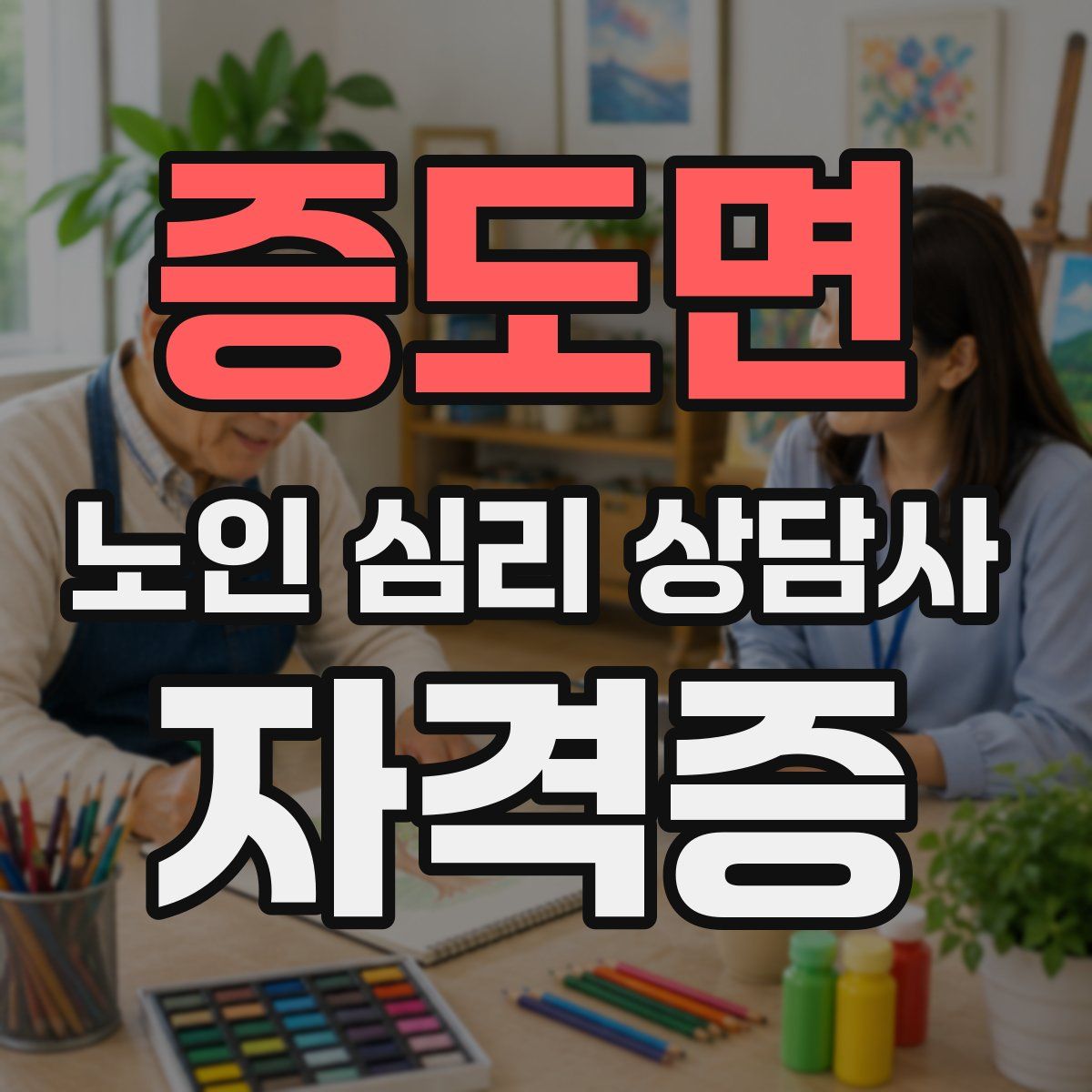 증도면 노인 심리 상담사 자격증