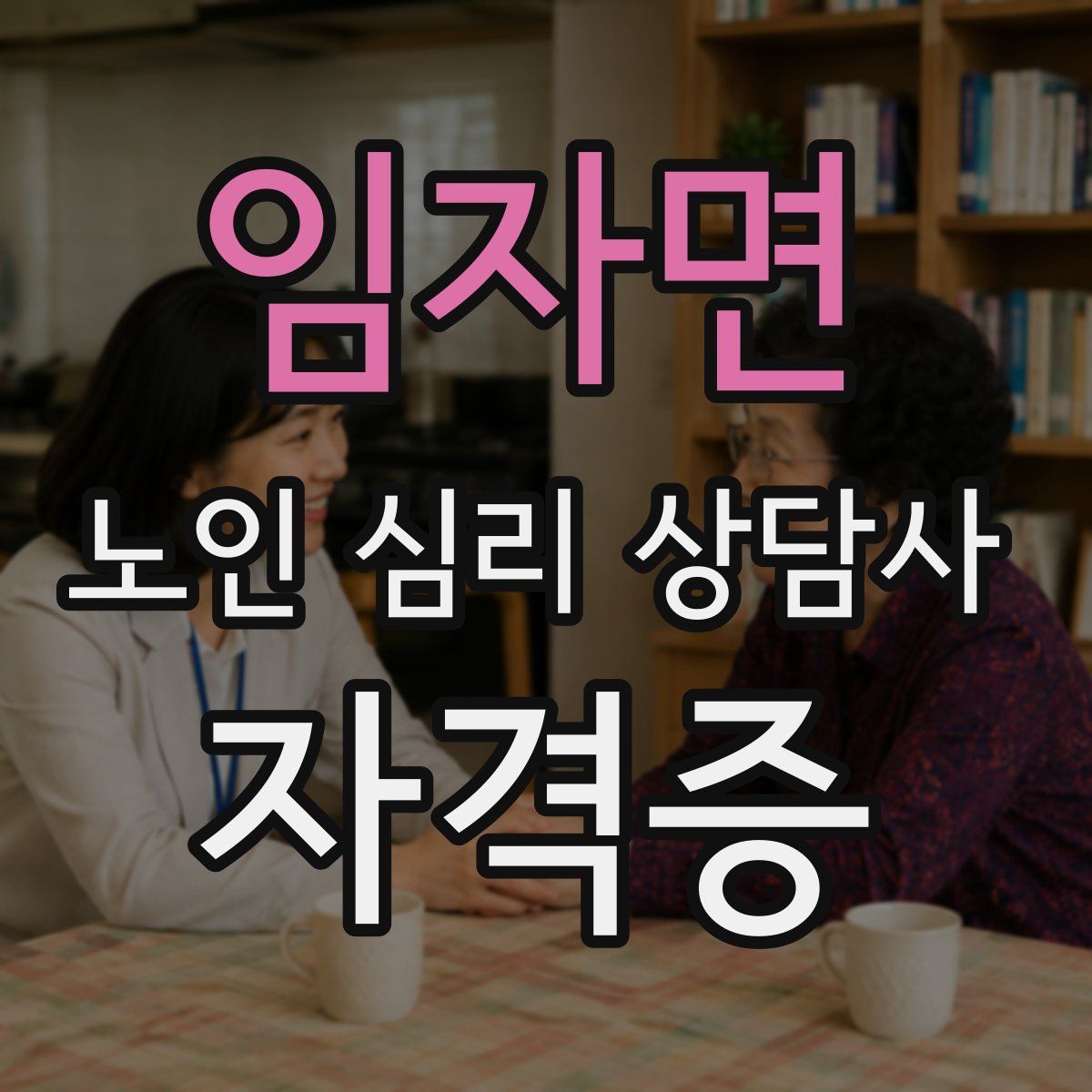 임자면 노인 심리 상담사 자격증