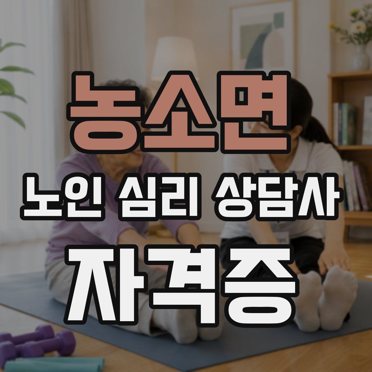 농소면 노인 심리 상담사 자격증
