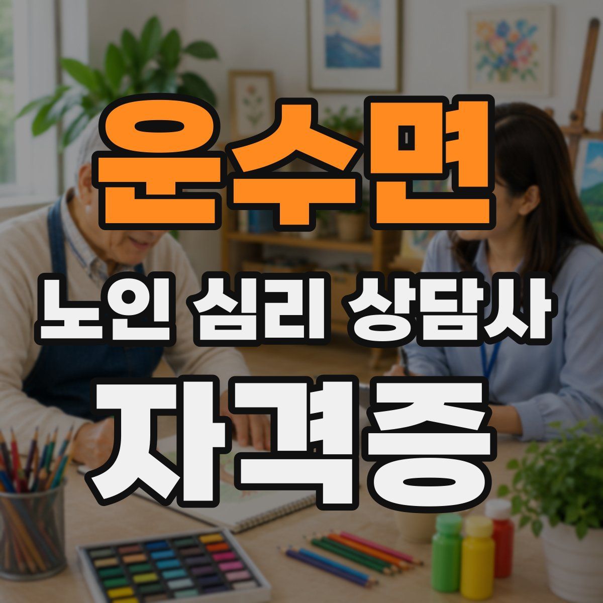 운수면 노인 심리 상담사 자격증