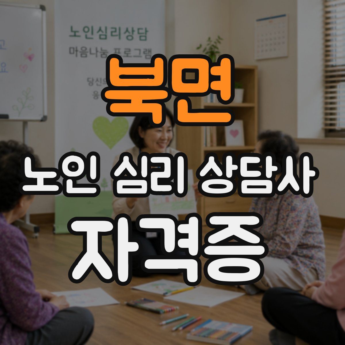 북면 노인 심리 상담사 자격증
