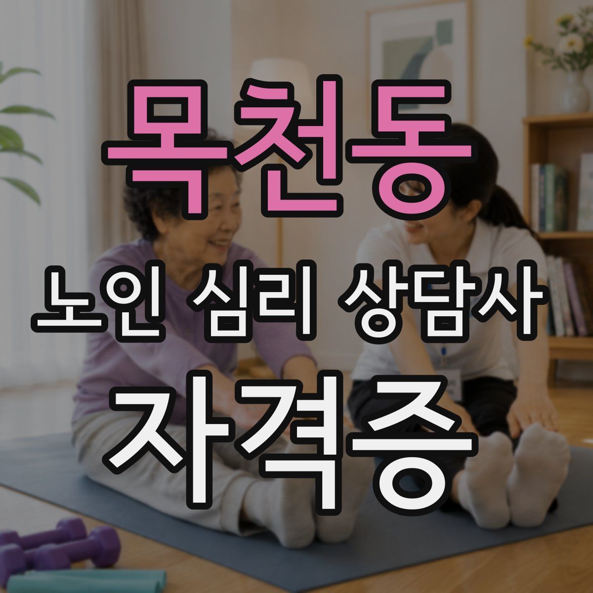목천동 노인 심리 상담사 자격증
