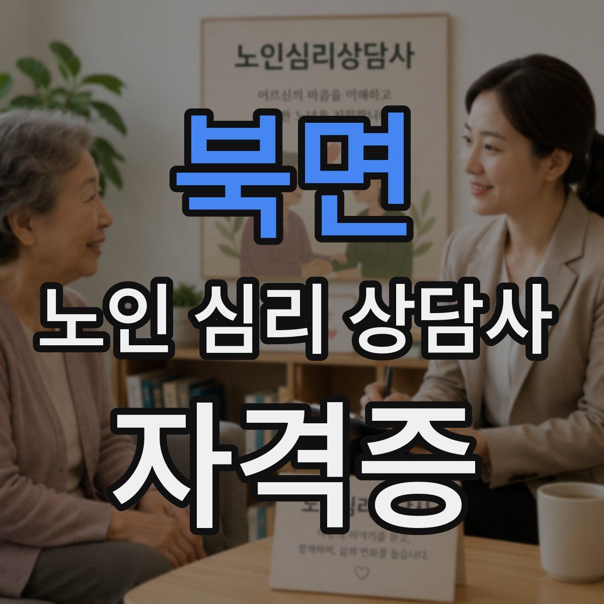 북면 노인 심리 상담사 자격증