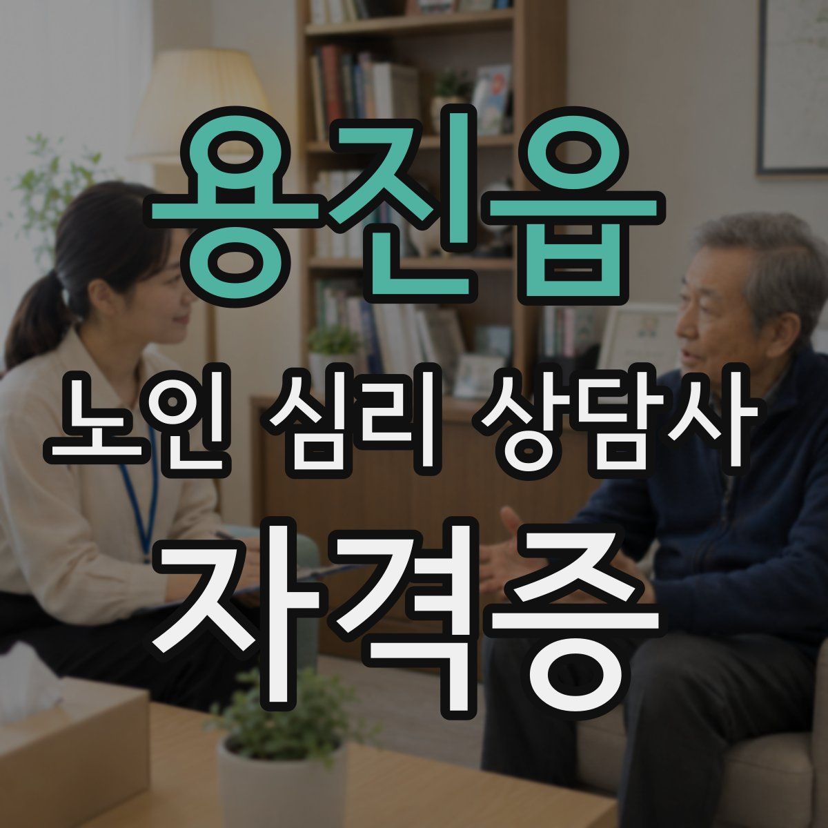 용진읍 노인 심리 상담사 자격증
