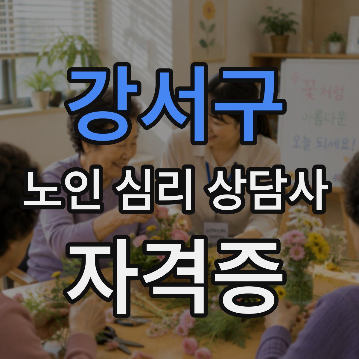 강서구 노인 심리 상담사 자격증