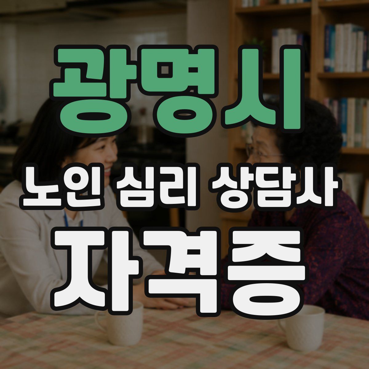 광명시 노인 심리 상담사 자격증