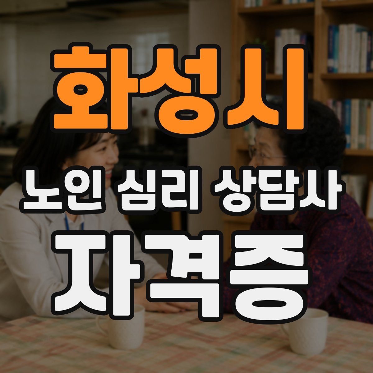화성시 노인 심리 상담사 자격증