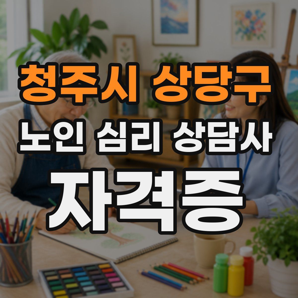 청주시 상당구 노인 심리 상담사 자격증